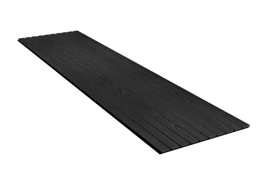 Acoustic Slat Wall Panels | Premium ExtraWide Slats | 240cm x 60cm | Black