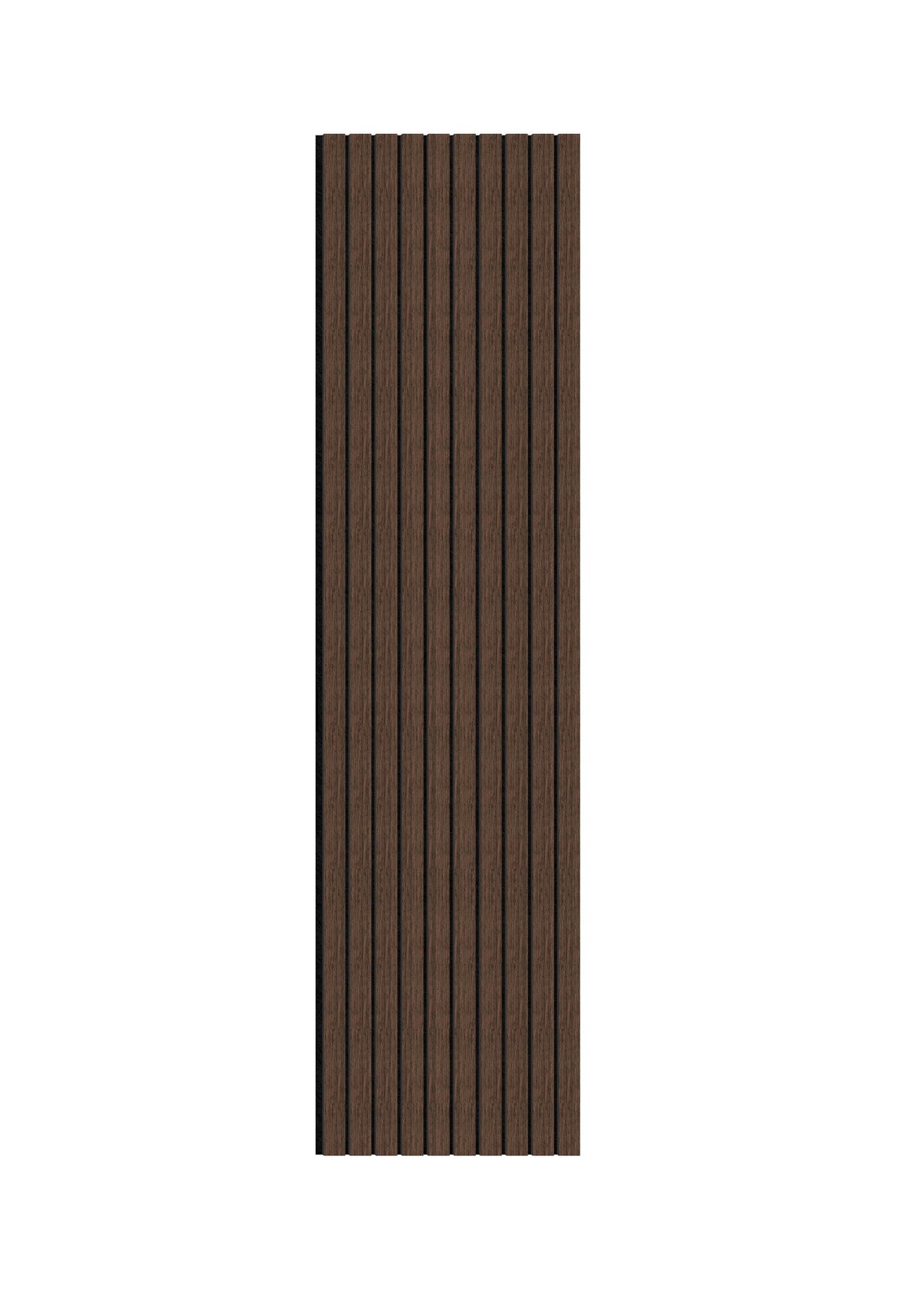 Acoustic Slat Wall Panels | Premium ExtraWide Slats | 240cm x 60cm | Smoke