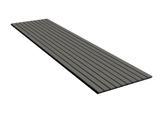 Acoustic Slat Wall Panels | Premium ExtraWide Slats | 240cm x 60cm | Light Grey