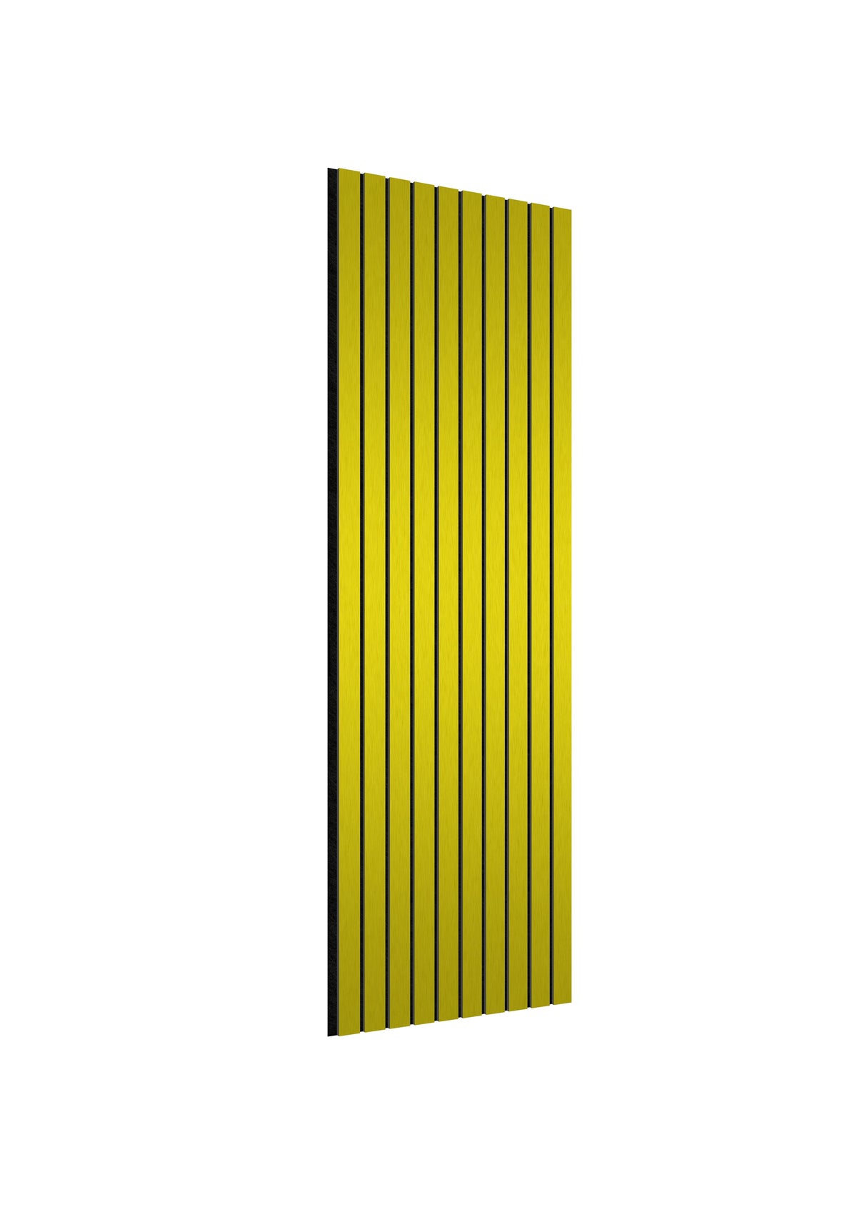 Acoustic Slat Wall Panels | Premium ExtraWide Slats | 240cm x 60cm | Gold