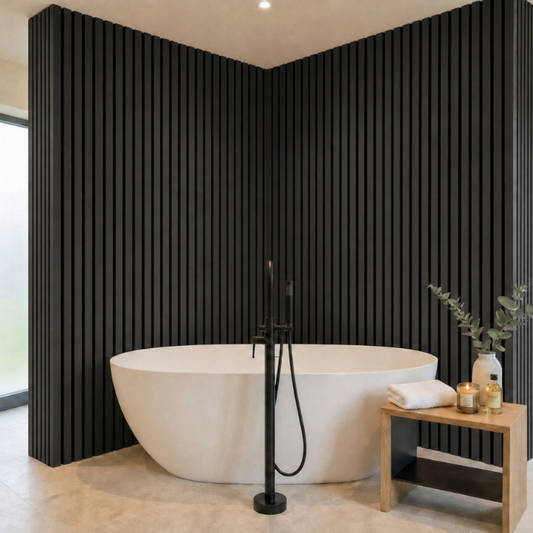 Seamless Bathroom Wall Panels - (1 Pack is 12 Pieces) (Wide Range of Colours)