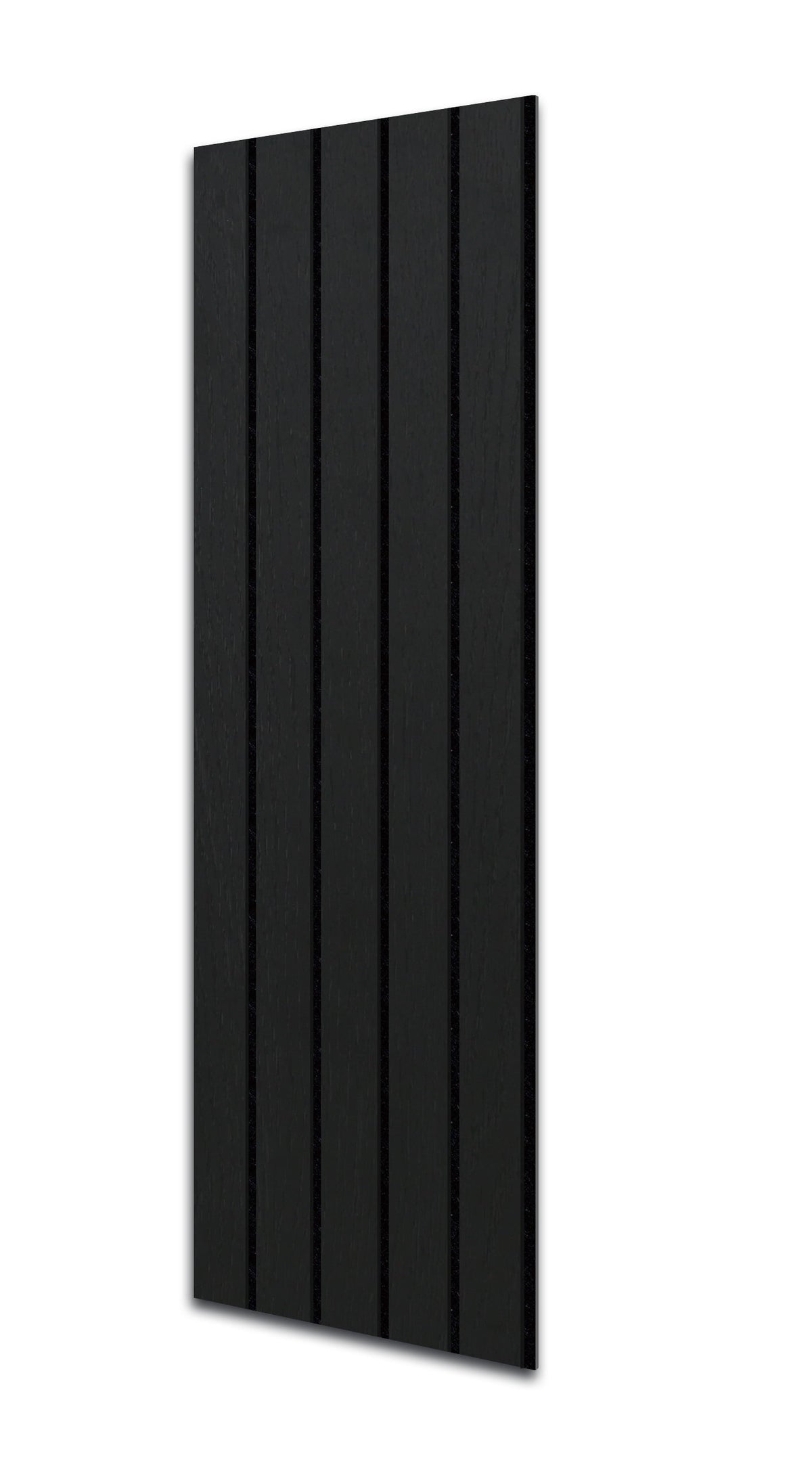 Acoustic Slat Wall Panels | Premium UltraWide Slats | 240cm x 60cm | Black