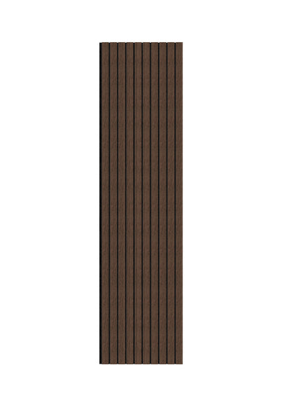 Acoustic Slat Wall Panels | Premium ExtraWide Slats | 240cm x 60cm | Smoke