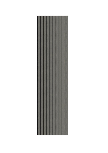 Acoustic Slat Wall Panels | Premium ExtraWide Slats | 240cm x 60cm | Light Grey
