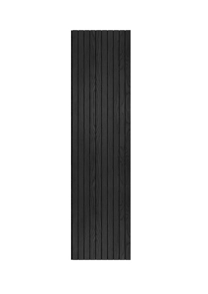 Acoustic Slat Wall Panels | Premium ExtraWide Slats | 240cm x 60cm | Black