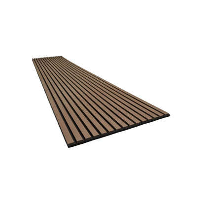 3.6m x 60cm | Acoustic Slat Wall Panels | Walnut | Premium Wood Veneer