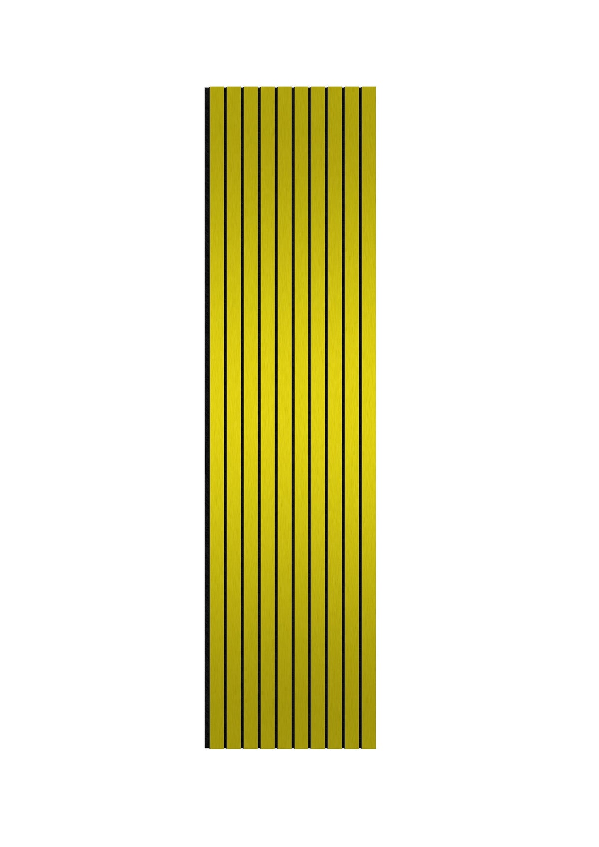 Acoustic Slat Wall Panels | Premium ExtraWide Slats | 240cm x 60cm | Gold