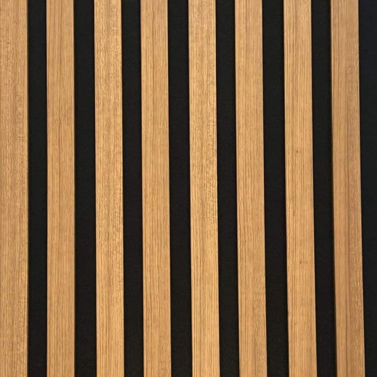 Acoustic Slat Wall Panels | Premium MDF | 244cm x 60cm |Teak Oak
