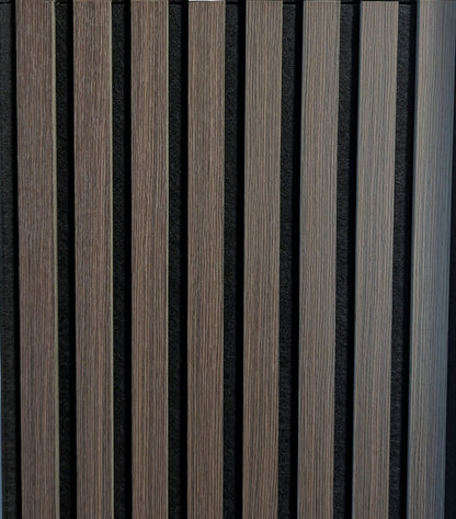 Premium Acoustic Wall Panels - Smoked Oak
