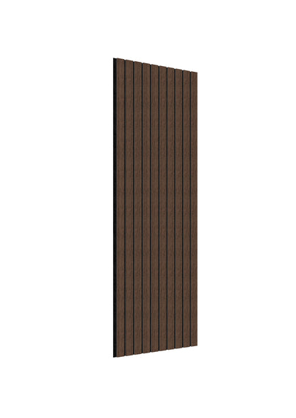 Acoustic Slat Wall Panels | Premium ExtraWide Slats | 240cm x 60cm | Smoke