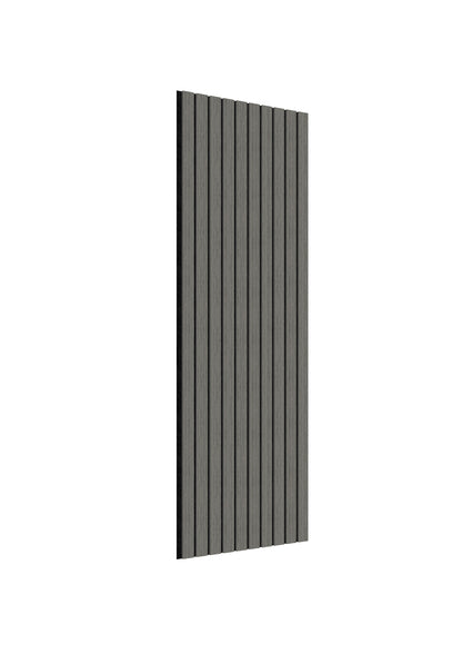 Acoustic Slat Wall Panels | Premium ExtraWide Slats | 240cm x 60cm | Light Grey