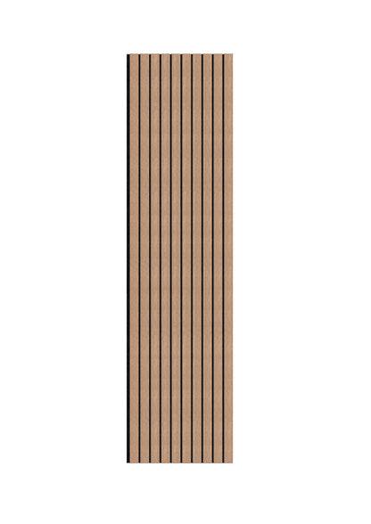 Acoustic Slat Wall Panels | Premium ExtraWide Slats | 300cm x 60cm | Walnut