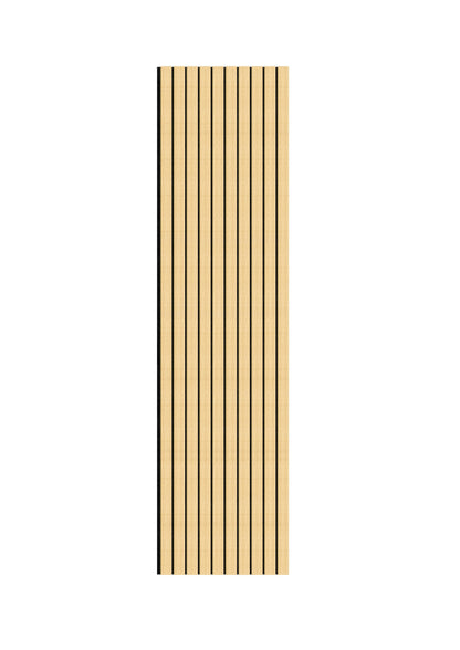 Acoustic Slat Wall Panels | Premium ExtraWide Slats | 240cm x 60cm | Oak