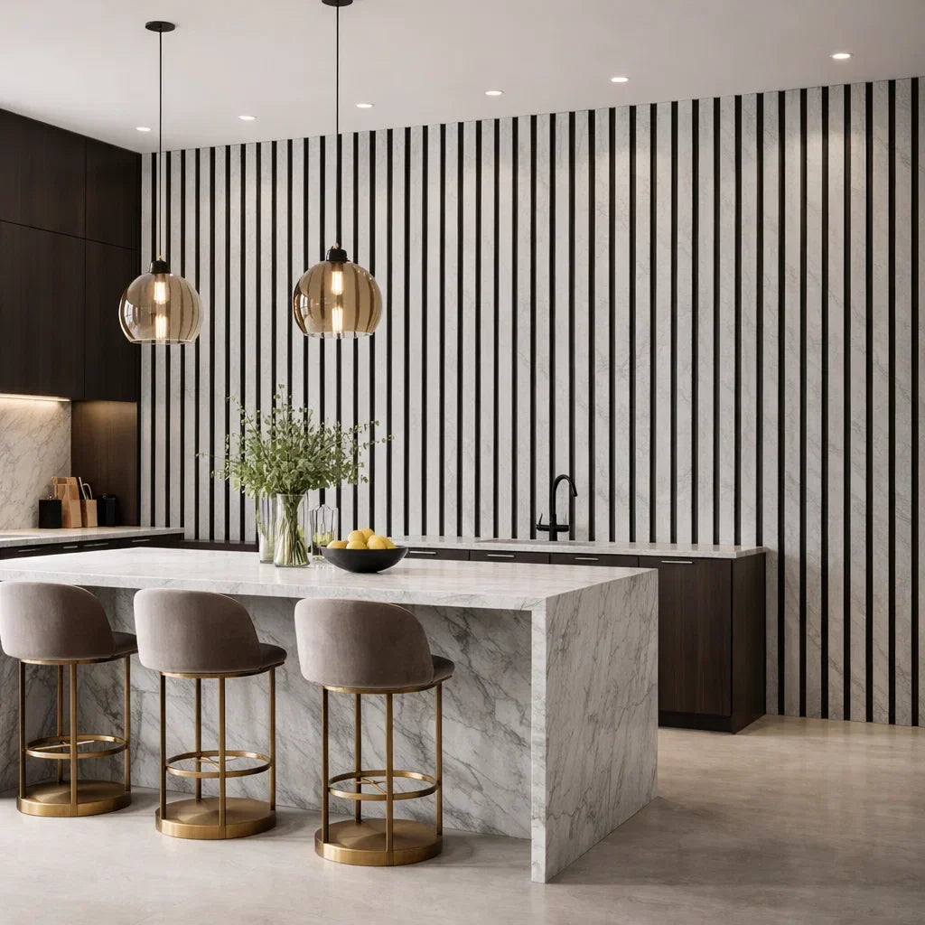 Premium Thick Slat Large Wall Panel (280cm x 60cm) - 35mm thickness