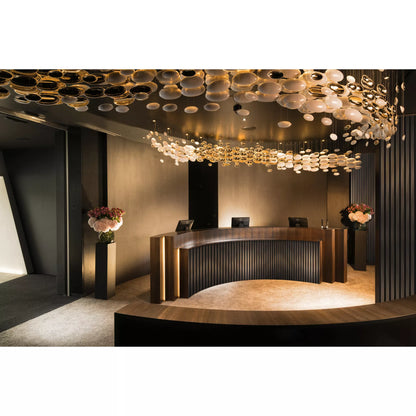 Acoustic Slatted Wall Panel 2400mm x 600mm - Bronze x 1 panel (m-brown)