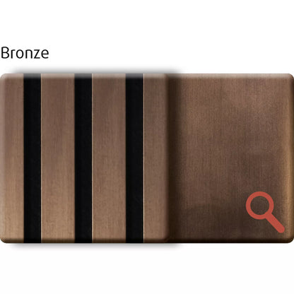 Acoustic Slatted Wall Panel 2400mm x 600mm - Bronze x 1 panel (m-brown)