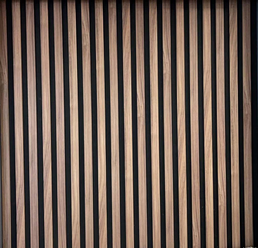 Acoustic Slat Wall Panels | Premium MDF | 244cm x 60cm | Light Walnut