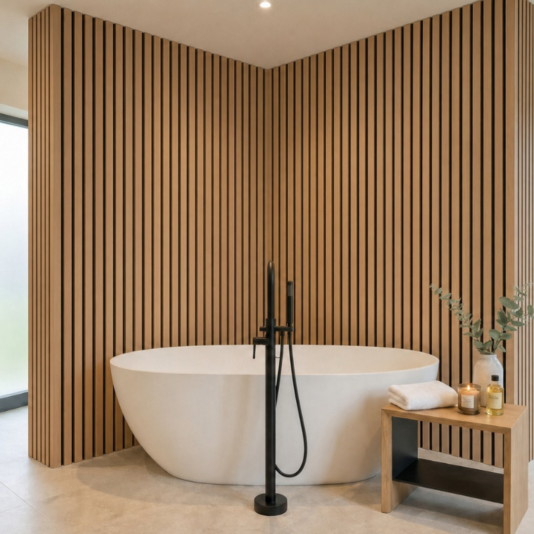 Seamless Bathroom Wall Panels - (1 Pack is 12 Pieces) (Wide Range of Colours)