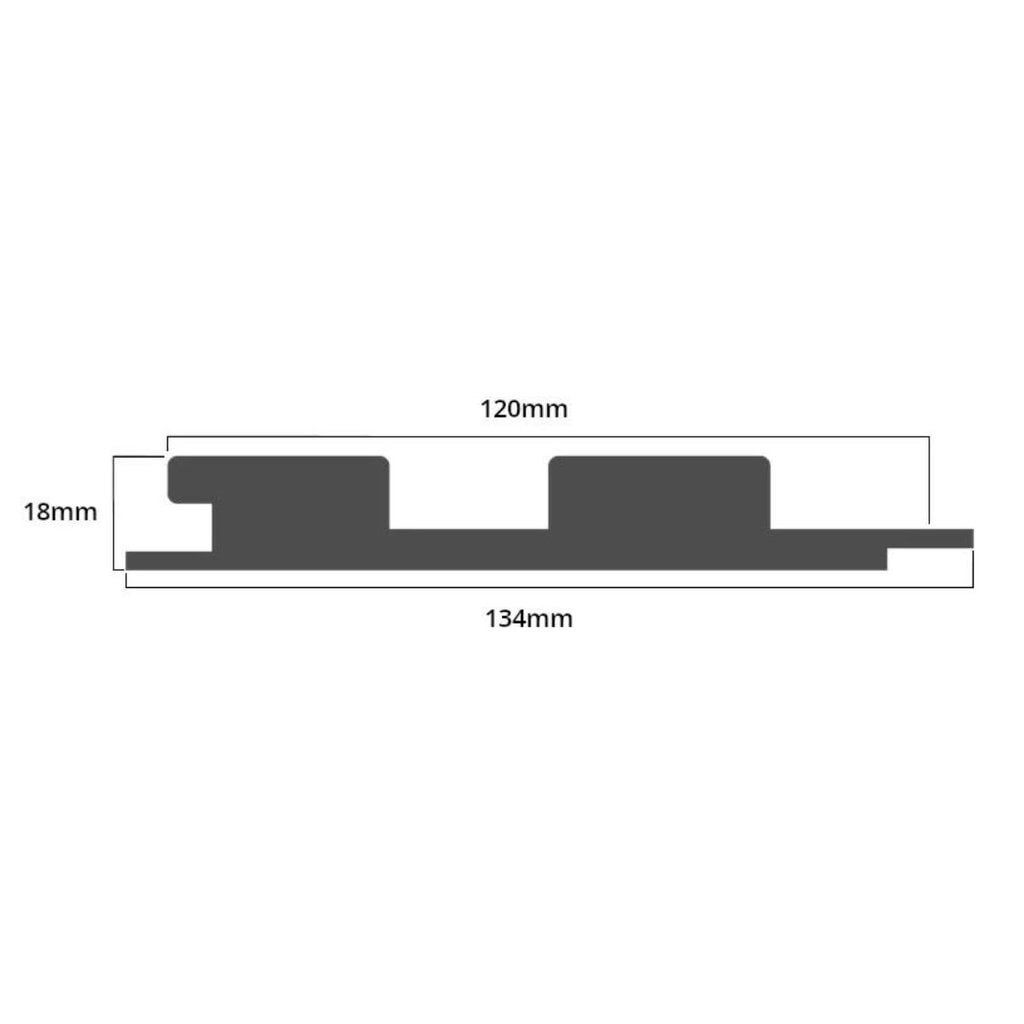 Acoustic Slat Wall Panels | Premium MDF | 244cm x 60cm | Light Walnut