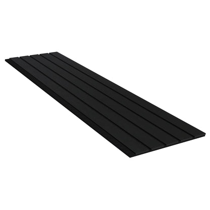 Acoustic Slat Wall Panels | Premium UltraWide Slats | 240cm x 60cm | Black