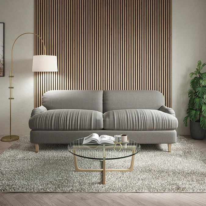 3.6m x 60cm | Acoustic Slat Wall Panels | Classic/Light Oak | Premium Wood Veneer
