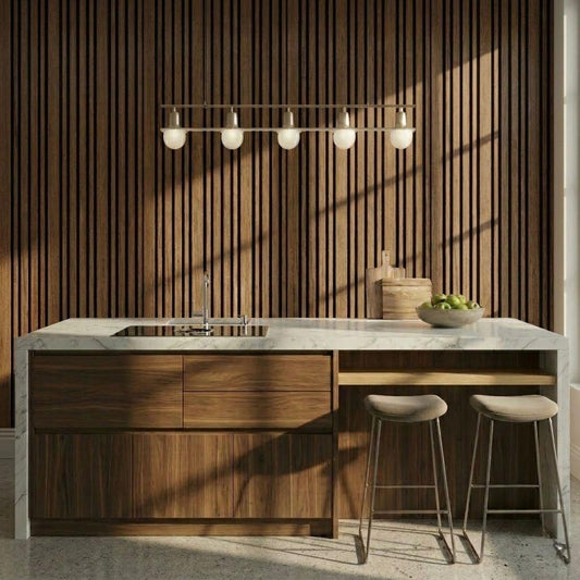 ACOUSTIC MULTI WIDTH PANEL- TEAK OAK