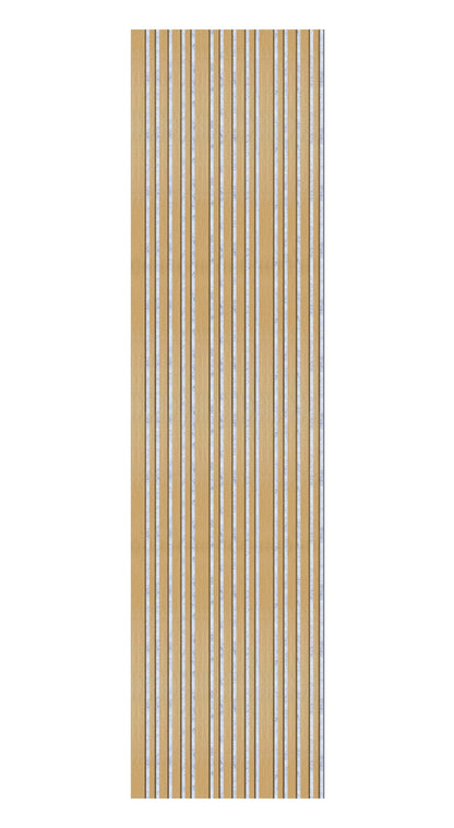 ACOUSTIC MULTI WIDTH PANEL- OAK + SILVER