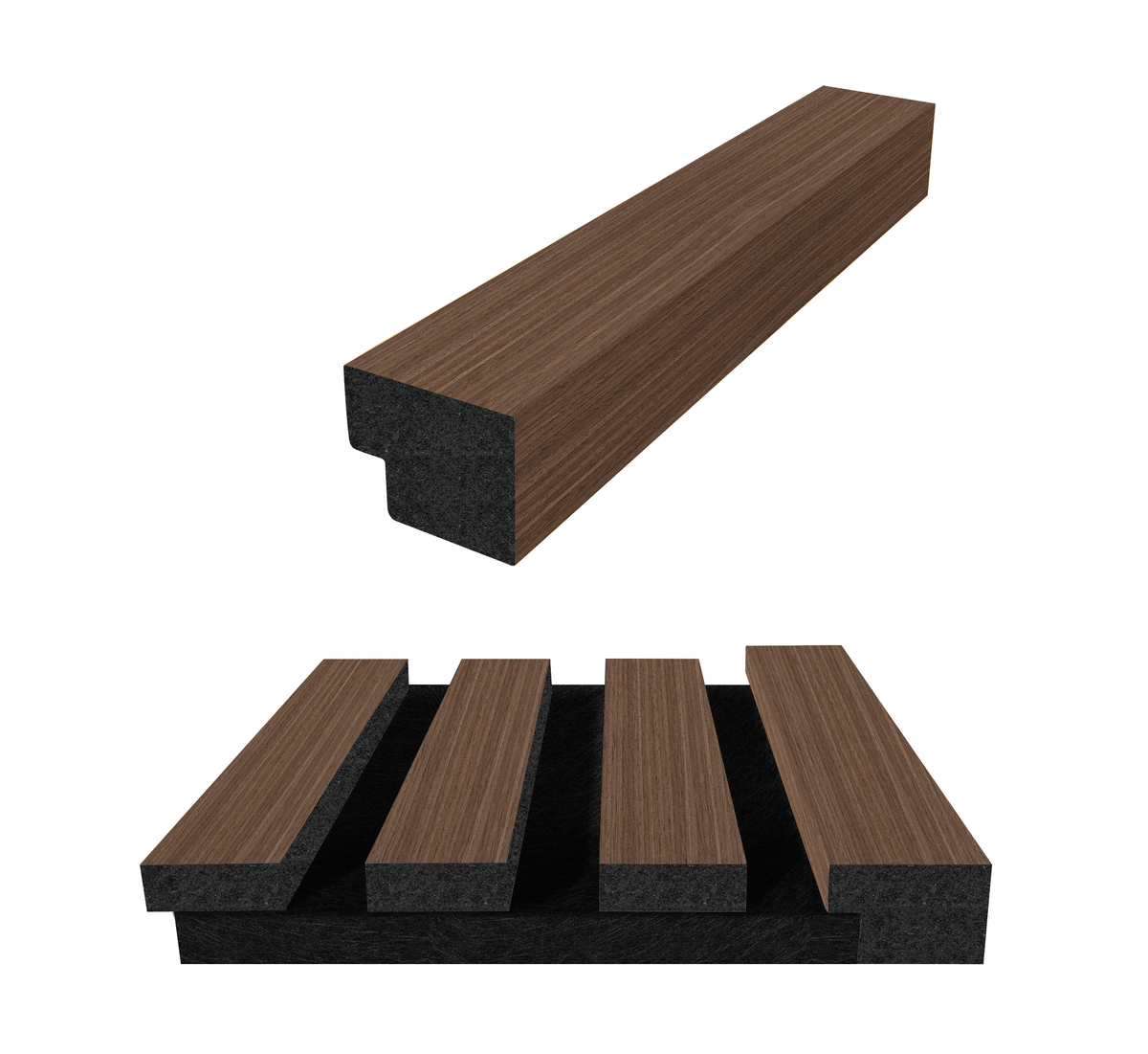 1 x Acoustic Panel Finishing End Trim ( Multiple Colours )