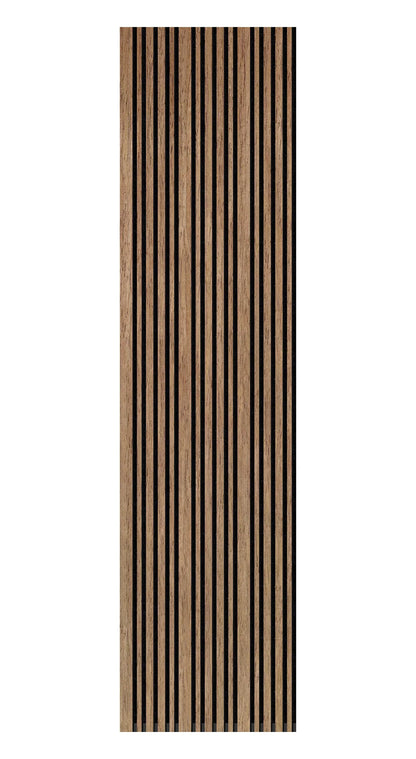 Acoustic Multi Width Panel - 240cm x 60cm (Walnut)