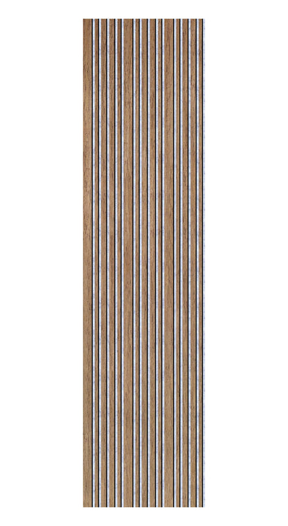 ACOUSTIC MULTI WIDTH PANEL- WALNUT + SILVER